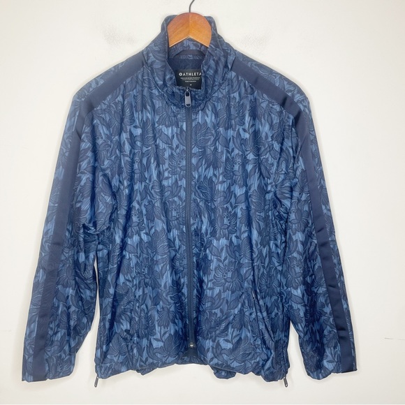 Athleta Sightseer Lace Jacket Ethereal Bloom Cottage Blue Size Medium - Picture 3 of 13